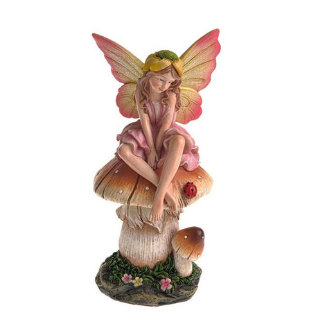 Fairy Sitting On Mushroom
