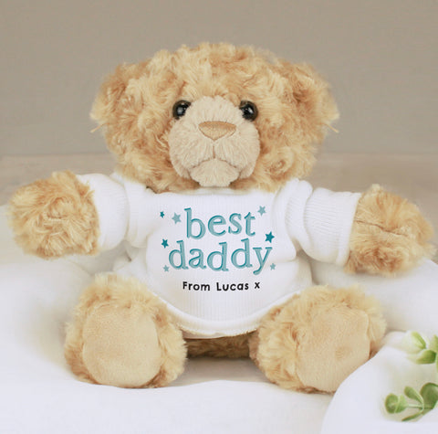 Personalised Best Daddy Teddy Bear