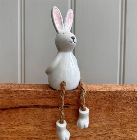 Rabbit With Dangly Legs Ornament