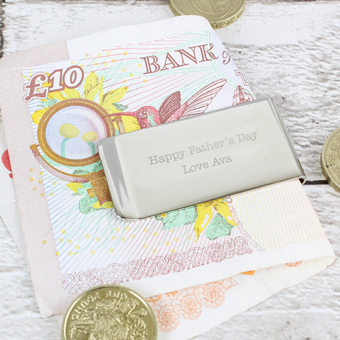 Personalised Any Message Money Clip