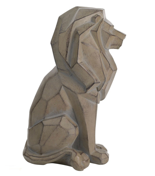 Geometric Sitting Lion Ornament