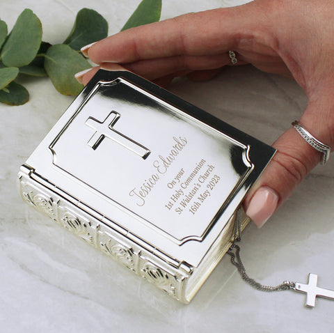 Personalised Bible Trinket Box
