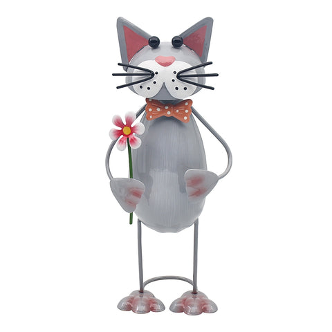 Cat With Flower Ornament