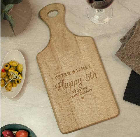 Personalised Wedding Wooden Paddle Board
