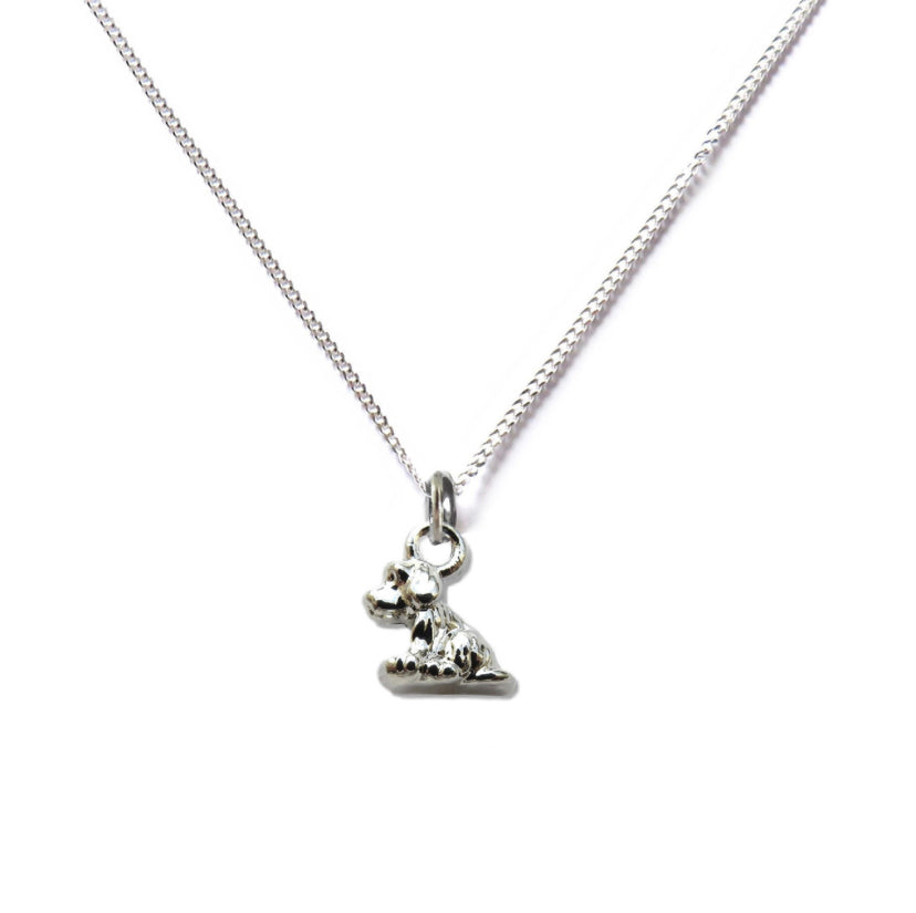 Little Dog Silver Necklace