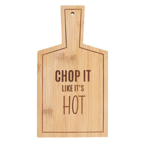 Chop It Like It’s Hot Bamboo Serving Board
