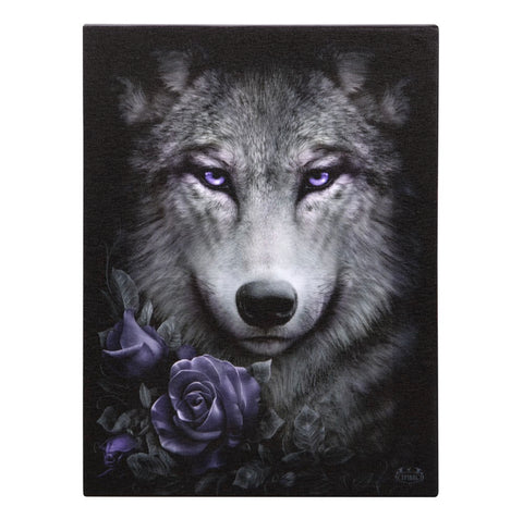 Wolf Roses Canvas