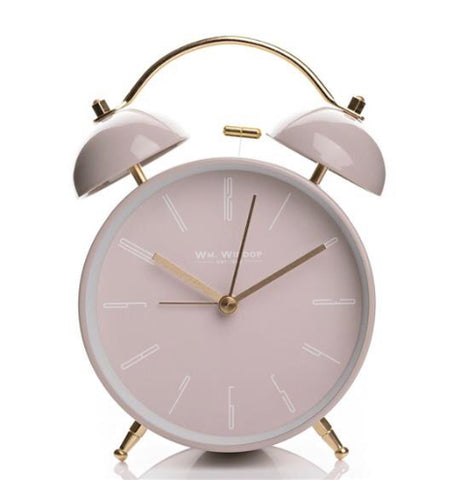 Double Bell Alarm Clock - Pink