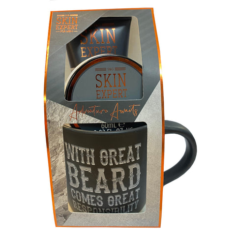 Style & Grace Skin Expert Beard Mug Gift Set