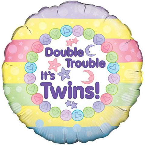 Double Trouble Twins Foil Balloon