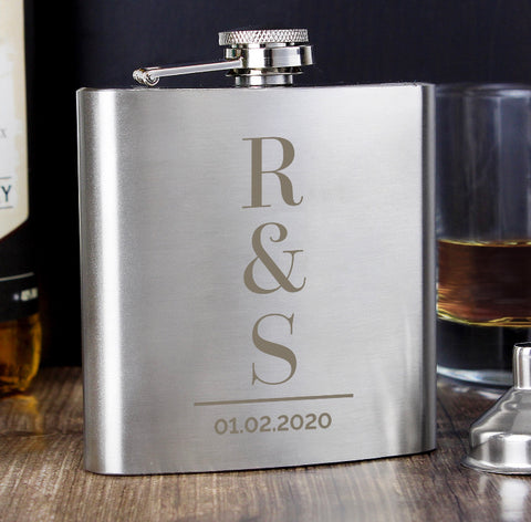 Personalised Initials Hip Flask