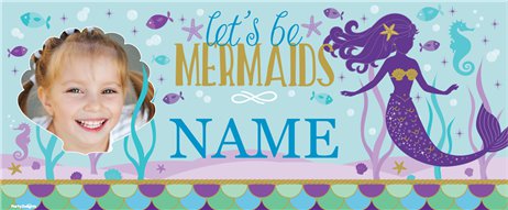 Personalised Mermaid Wishes Banner