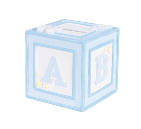 Blue ABC Money Box
