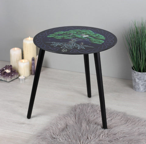 Tree Of Life Glass Table