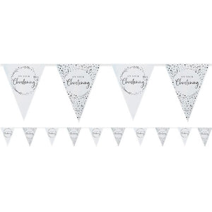 On Your Christening Blue Paper Bunting