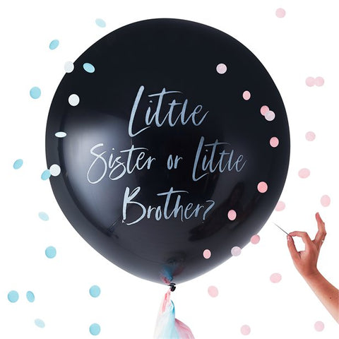 Twinkle Twinkle Gender Reveal Little Brother Or Sister Balloon