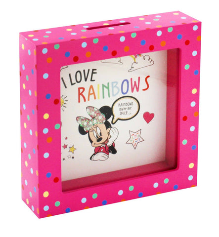 Disney Minnie Mouse Pink Polka Dot Money Box