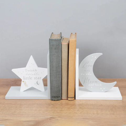 Star & Moon Bookends