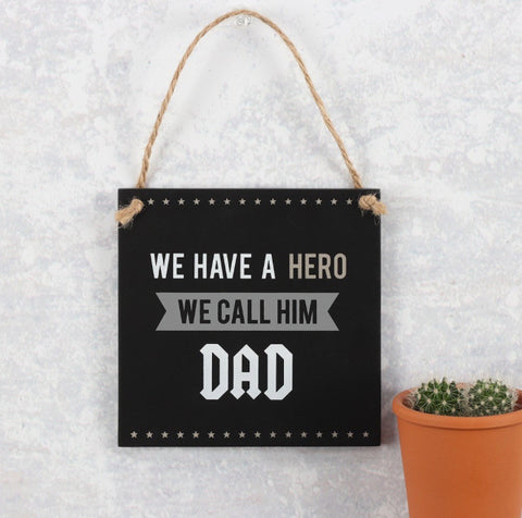 Superhero Dad Plaque