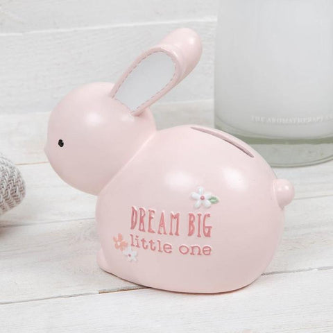 Petit Cheri Bunny Rabbit Money Box - Pink
