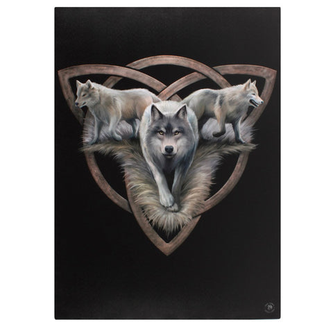Wolf Trio Canvas
