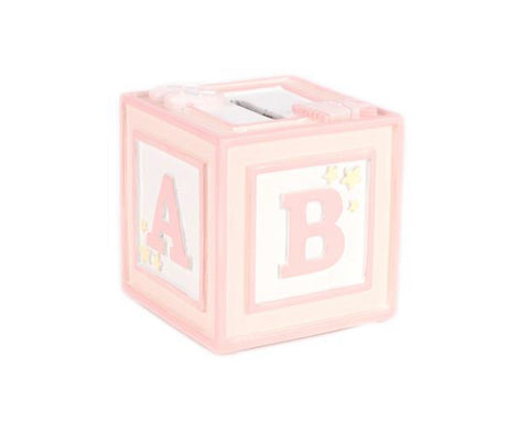 Pink ABC Money Box