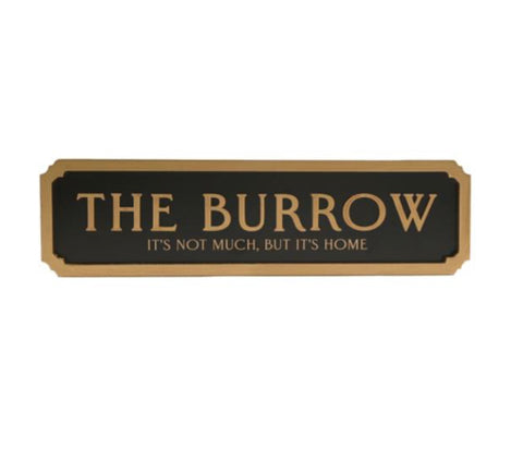 The Burrow Alumni Street Sign