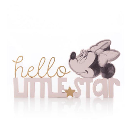 Hello Little Star Minnie Plaque