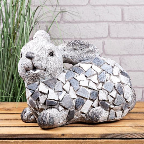 Mosaic Rabbit Garden Ornament