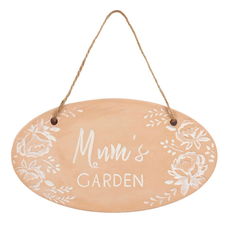 Mum’s Garden Terracotta Plaque