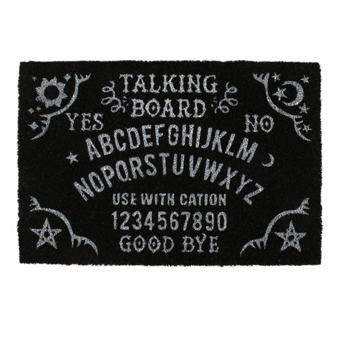 Talking Board Black Doormat