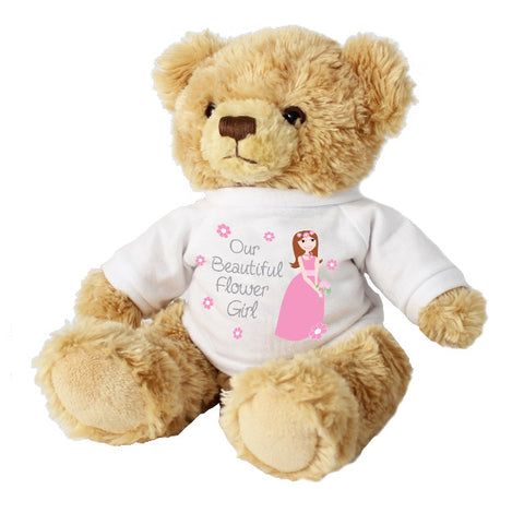 Fabulous Flower Girl Teddy Bear
