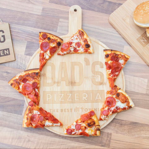Dad’s Pizzeria Wooden Pizza Board
