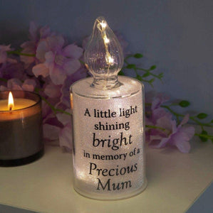 Thoughts Of You Memorial Candle Light - Mum