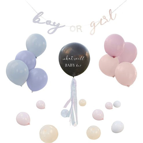 Hello Baby Gender Reveal Balloon Kit