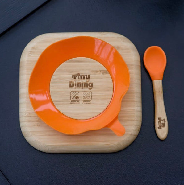 Woodland Bamboo Suction Plate & Spoon