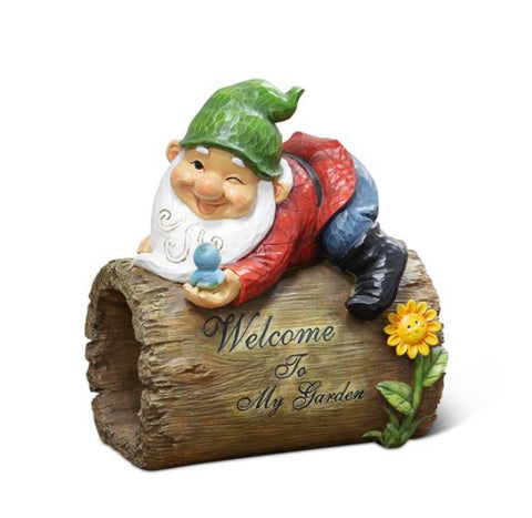 Welcome To My Garden Gnome Sign
