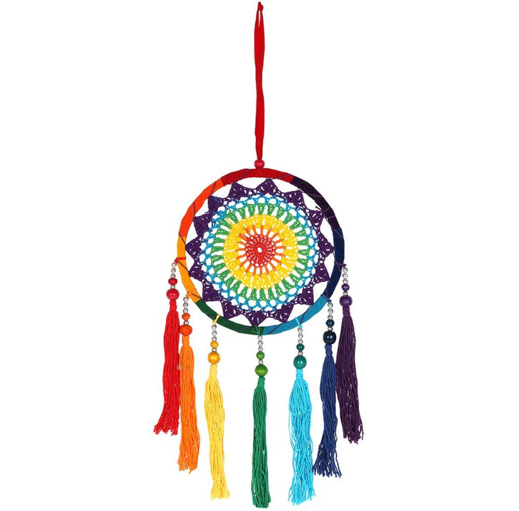 Multicoloured String Tassel Dreamcatcher