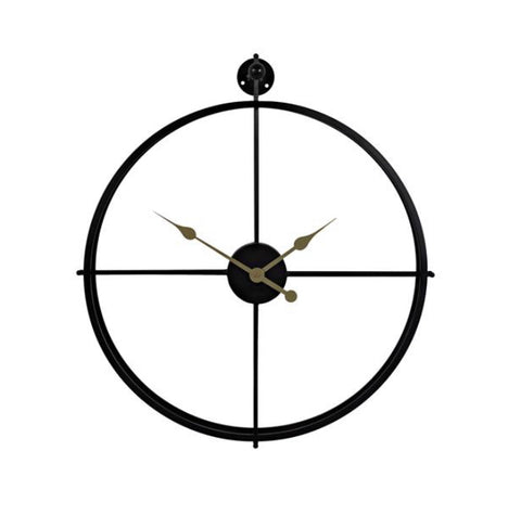 Home Round Wall Clock Cut Out Design