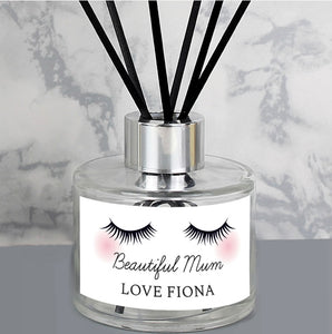 Personalised Eyelashes Reed Diffuser