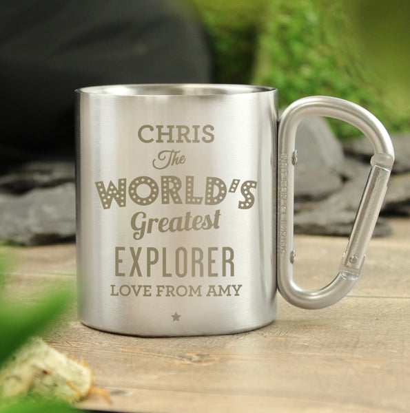 Personalised 'The World's Greatest' Stainless Steel Mug