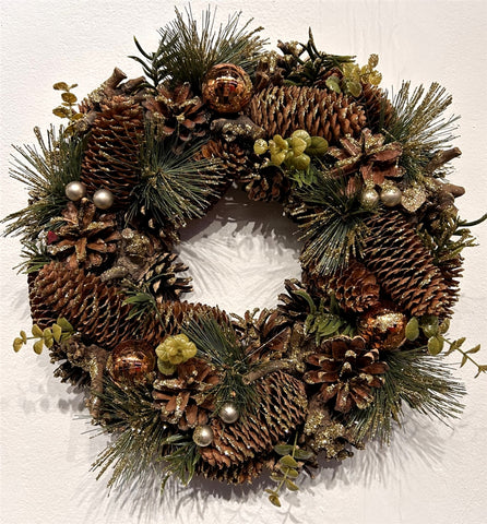 Pinecone Christmas Wreath