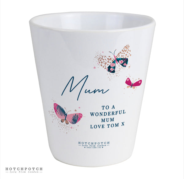 Personalised Butterfly Plant Pot