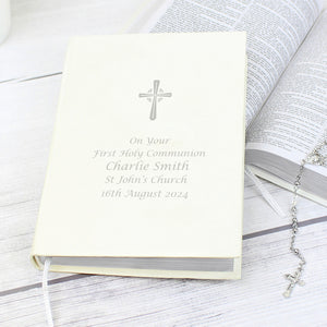 Personalised Silver Companion Holy Bible - Eco-friendly