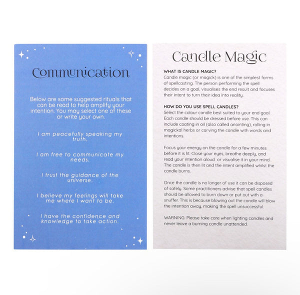 Pack Of 12 Communication Spell Candles