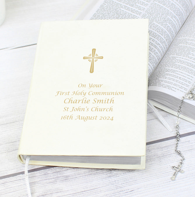 Personalised Gold Companion Holy Bible - Eco-friendly