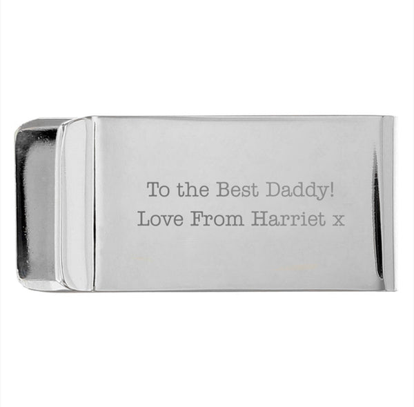 Personalised Any Message Money Clip