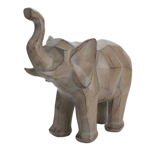 Geometric Playful Elephant Ornament