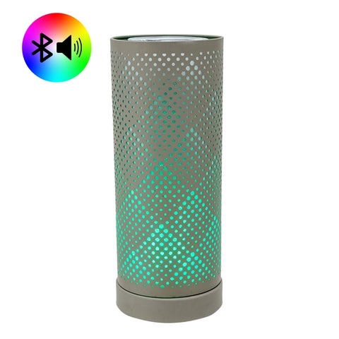 Grey Bluetooth Speaker Aroma Lamp