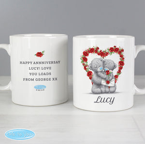 Personalised Me to You Valentine Mug